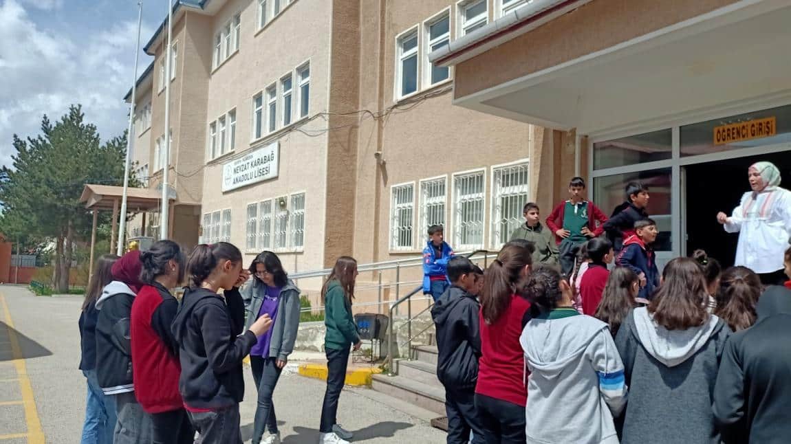 Nevzat Karabağ Anadolu Lisesini Ziyaret Ettik